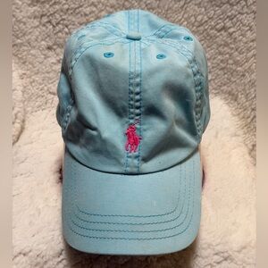 Polo Ralph Lauren Big Kids Cotton Chino Ball Cap Adjustable Turquoise Youth 8-20